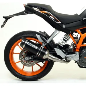 71813AKN  Arrow Street Thunder Exhaust, Aluminium for KTM RC 125 / RC 390 Duke 390 13-16
