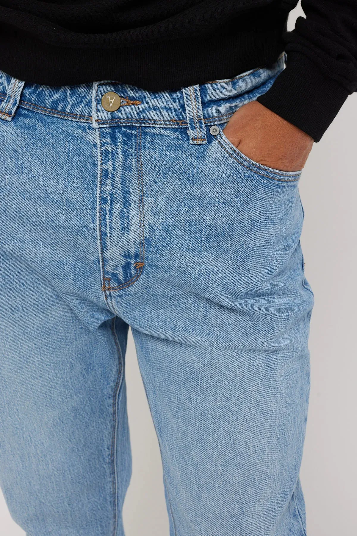 Abrand A Dropped Slim Jean - Dexter Blue