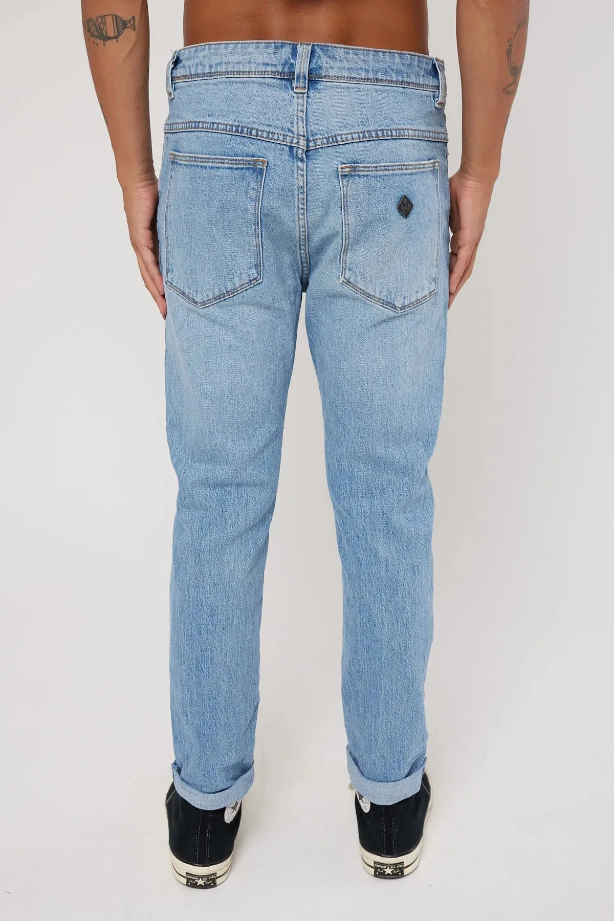 Abrand A Dropped Slim Jean - Dexter Blue