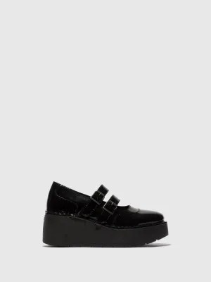Buckle Shoes HEDI255FLY ATLANTIS BLACK