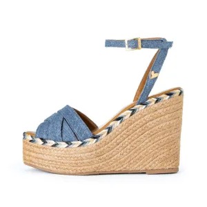Claudine Sandals - Denim