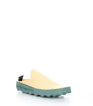 CLOG102ASP BUTTER/GREEN Slip-on Shoes