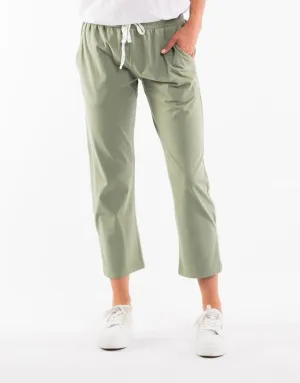 Elm Hannah Split Hem Pant Khaki