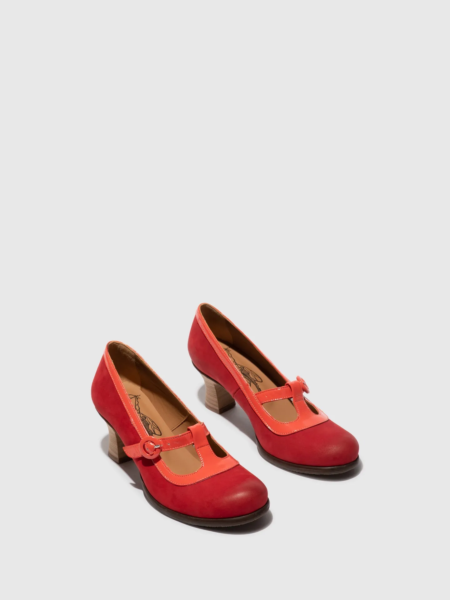 Heel Shoes BEGI085FLY SCARLET/SCARLET
