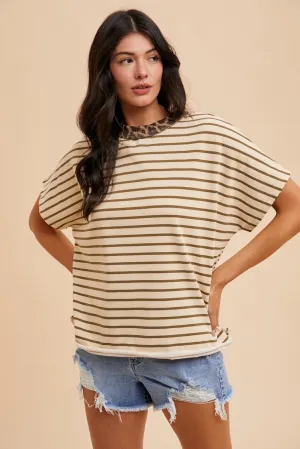 Leopard Combo Tee
