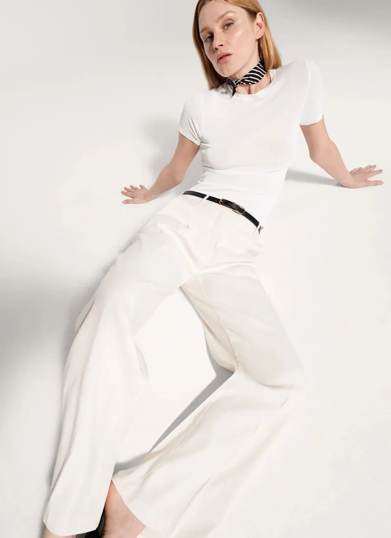 Mira Stretch-Linen Pant