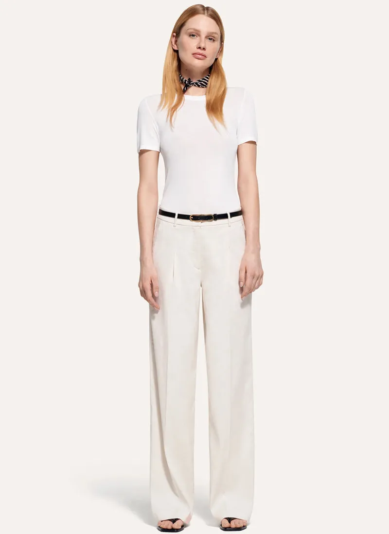 Mira Stretch-Linen Pant