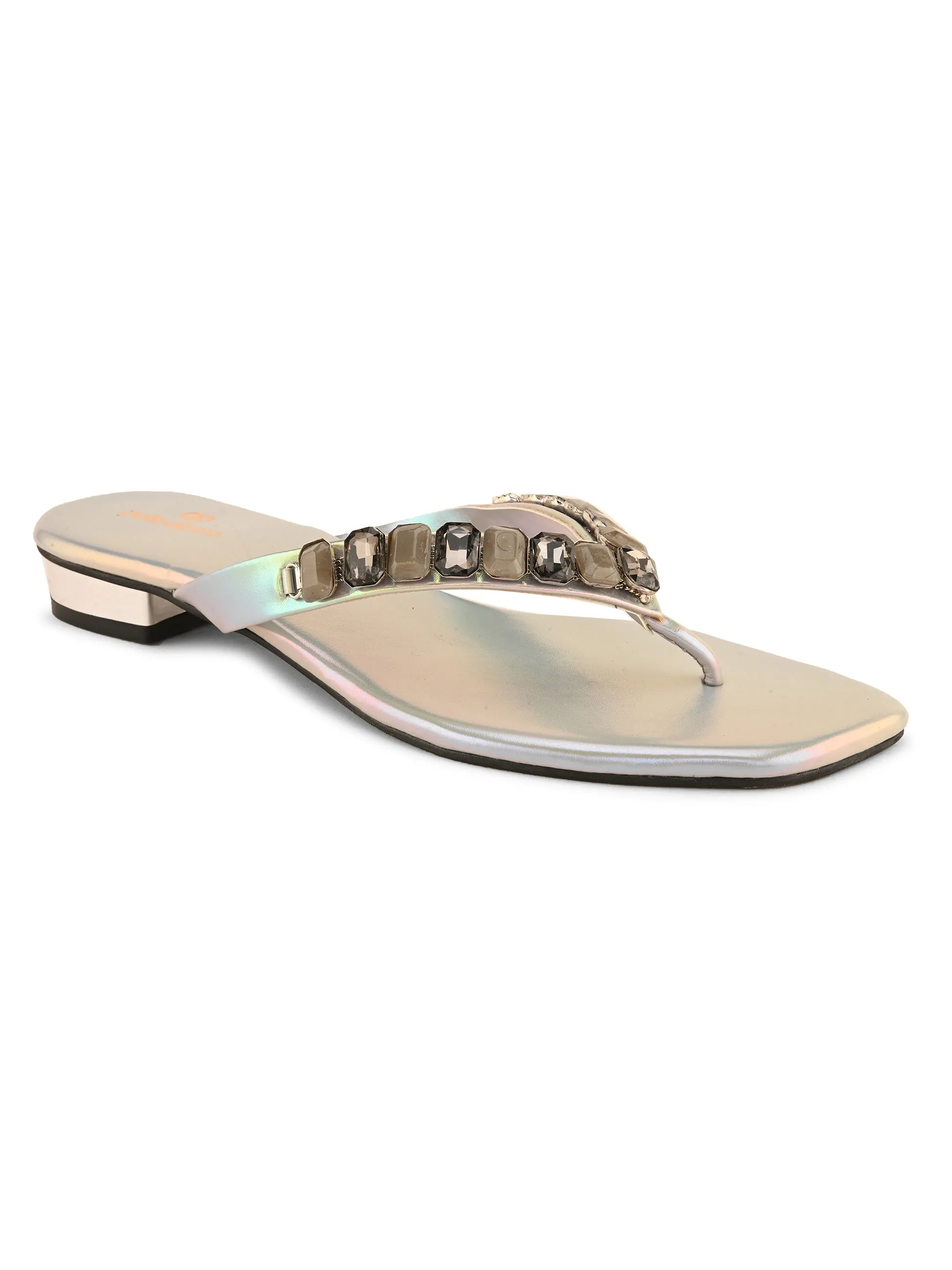Pelle Albero Grey Slipons for Women