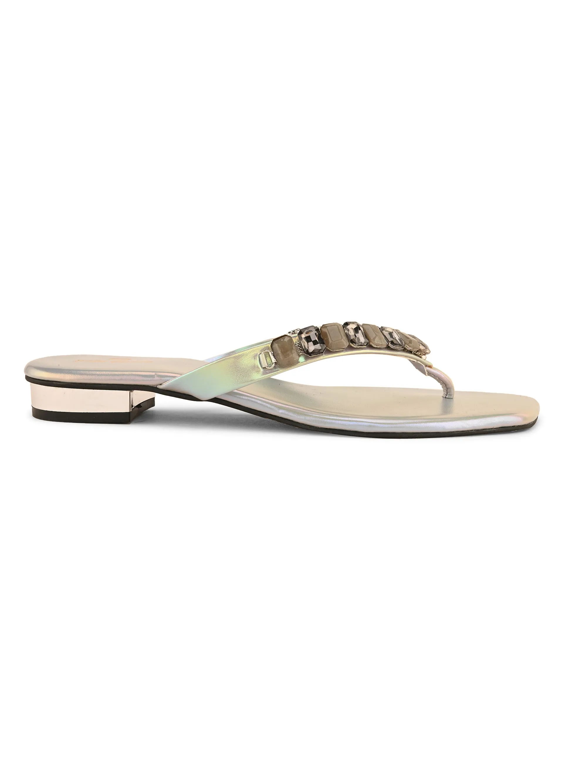 Pelle Albero Grey Slipons for Women