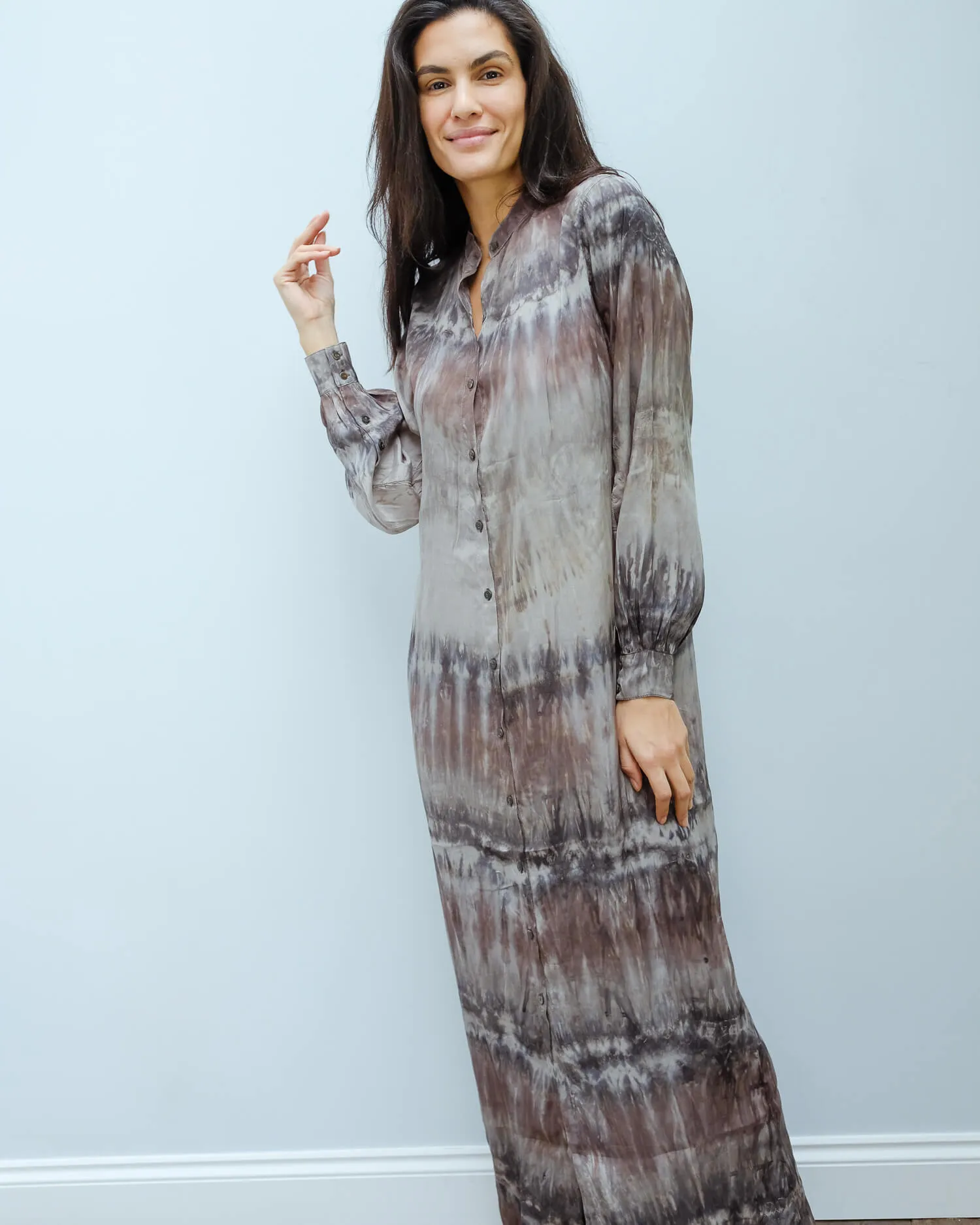 RS Lizzy shirt dress in charcoal