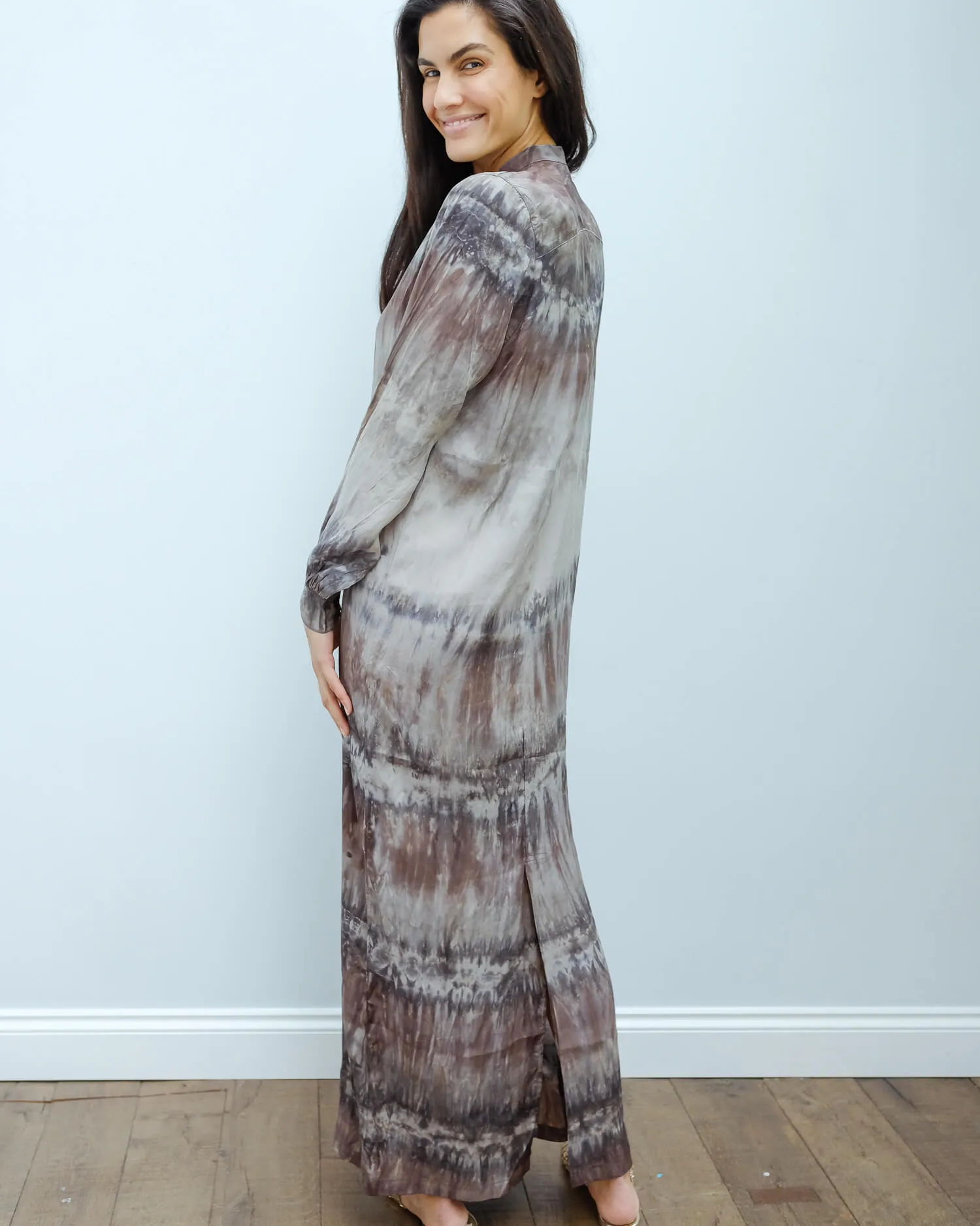 RS Lizzy shirt dress in charcoal