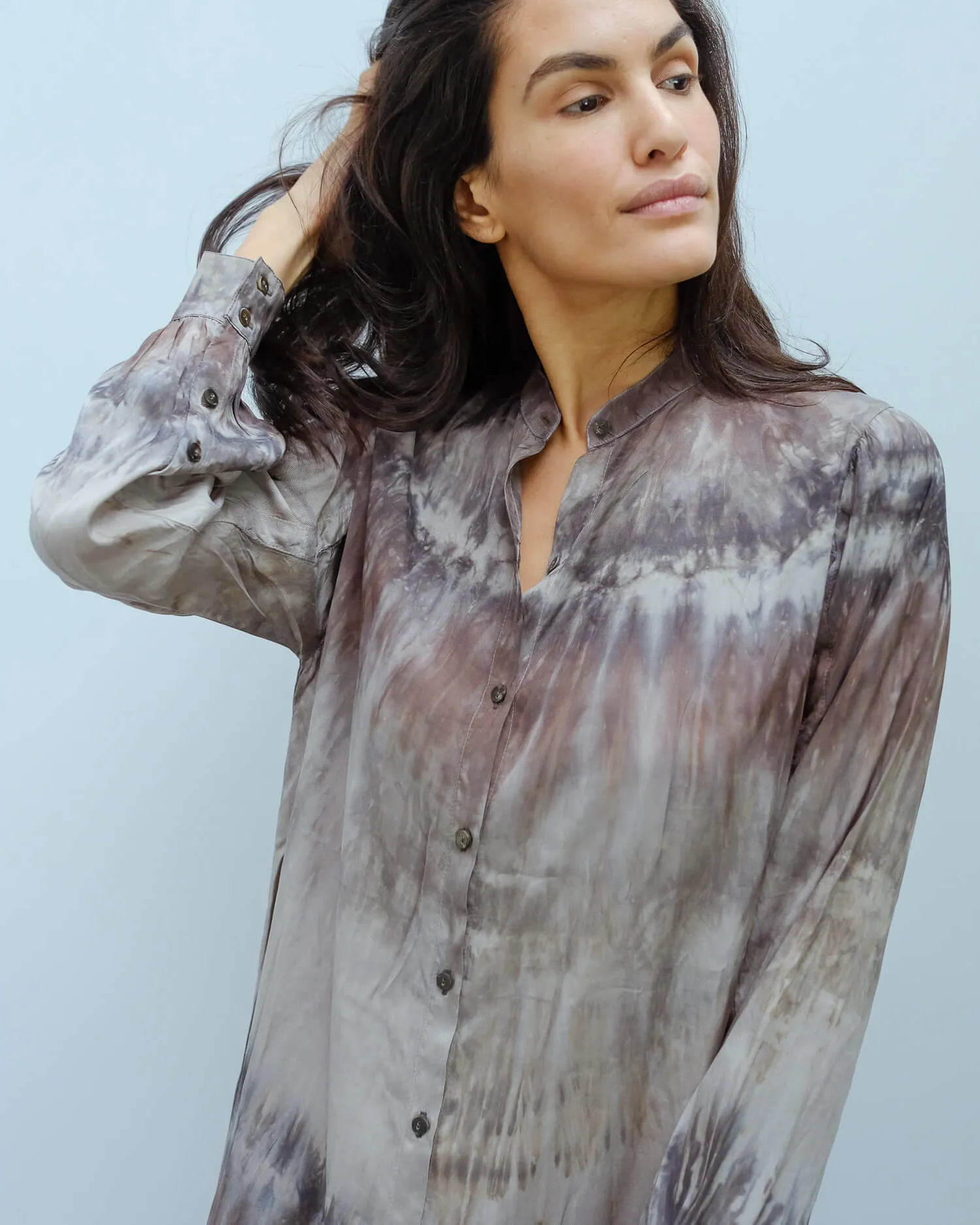 RS Lizzy shirt dress in charcoal