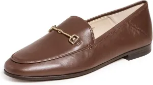 Sam Edelman Loraine Terrazo Brown Leather Classic Chain Detail Vamp Loafers 8.5