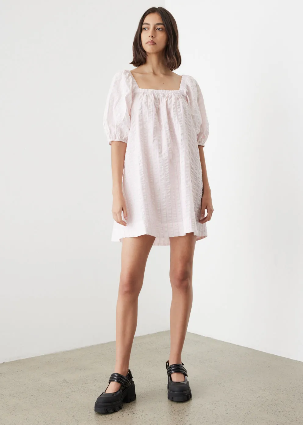Seersucker Dress