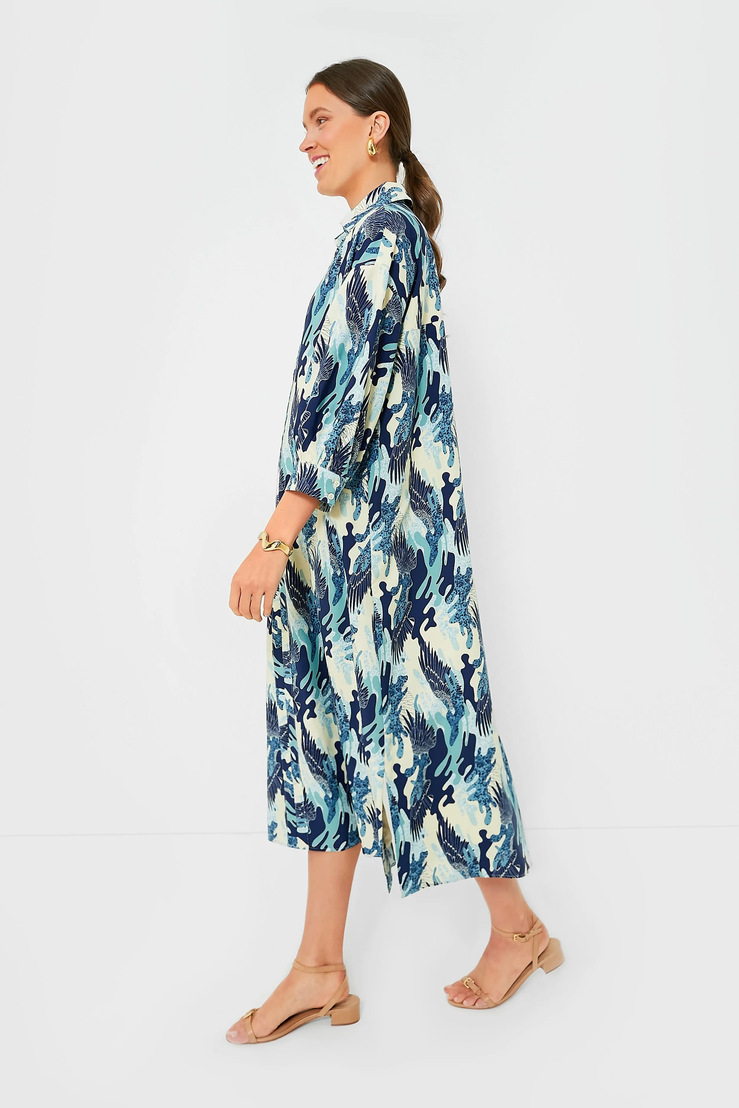 Sloane Collared Shirt Dress