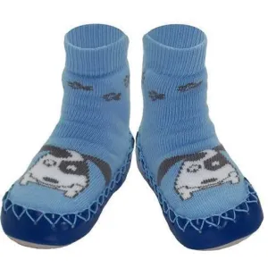 Swedish Moccasins - Blue Puppy