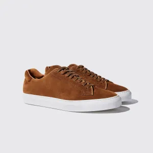 Tan Suede Logan Lace Up Sneakers - AW24
