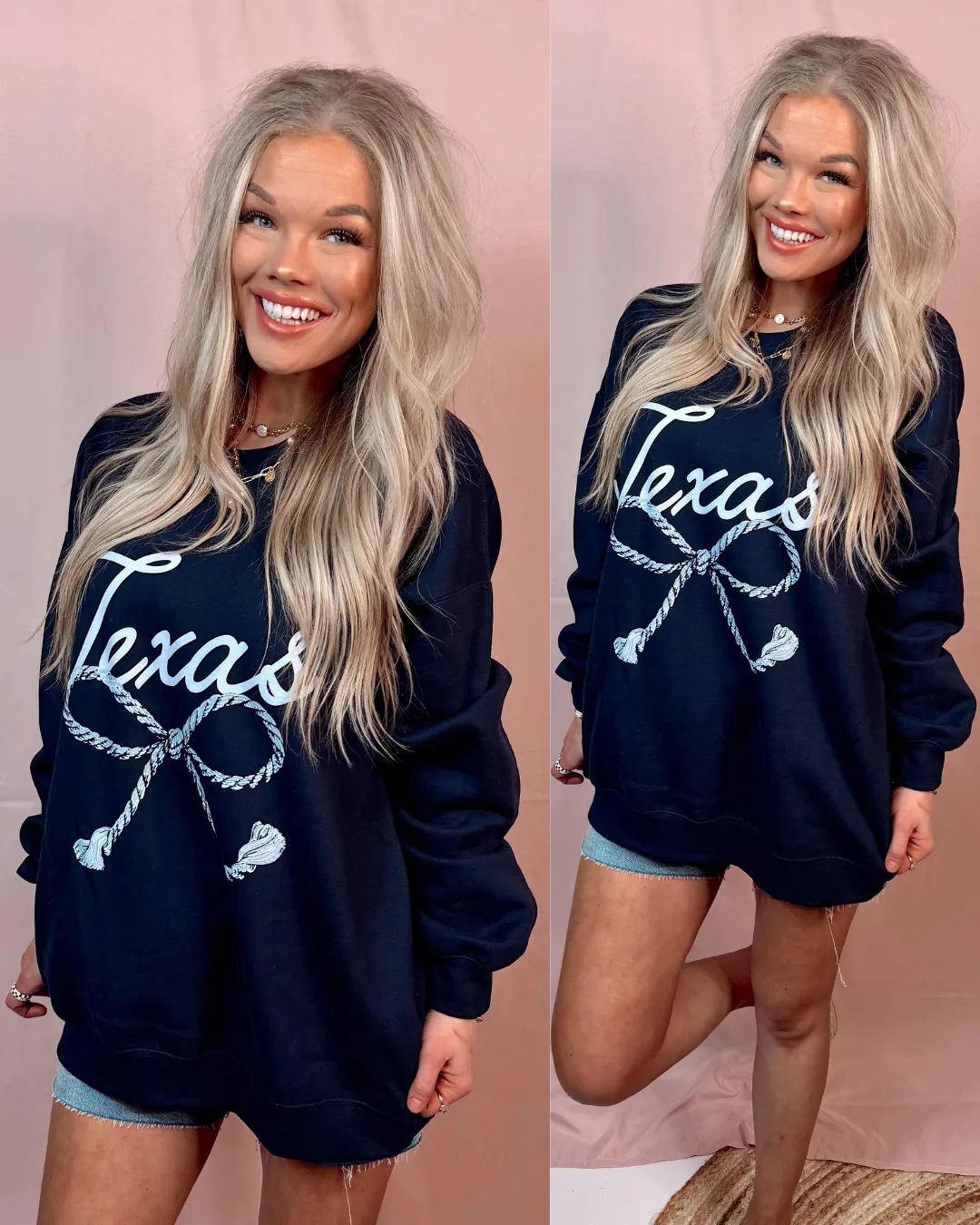 Texas Bow Sweatshirt