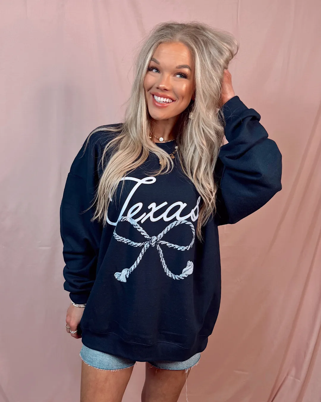 Texas Bow Sweatshirt