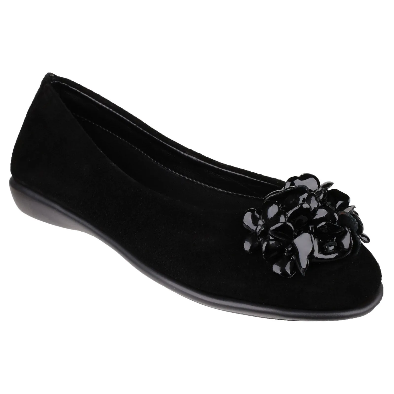 The Flexx Miss Drape Suede Flats