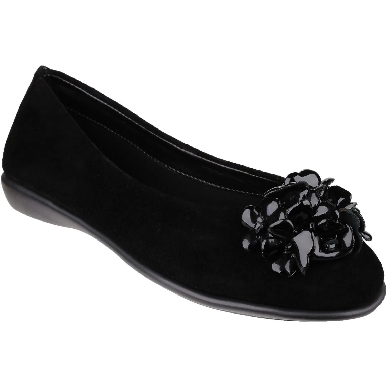 The Flexx Miss Drape Suede Flats