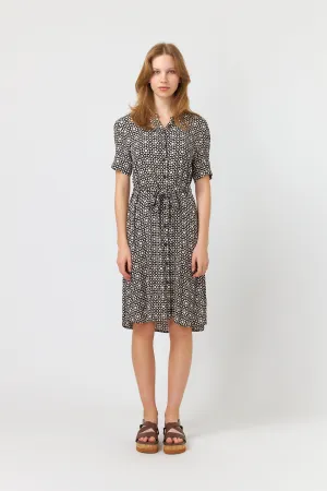 Tiles shirt dress