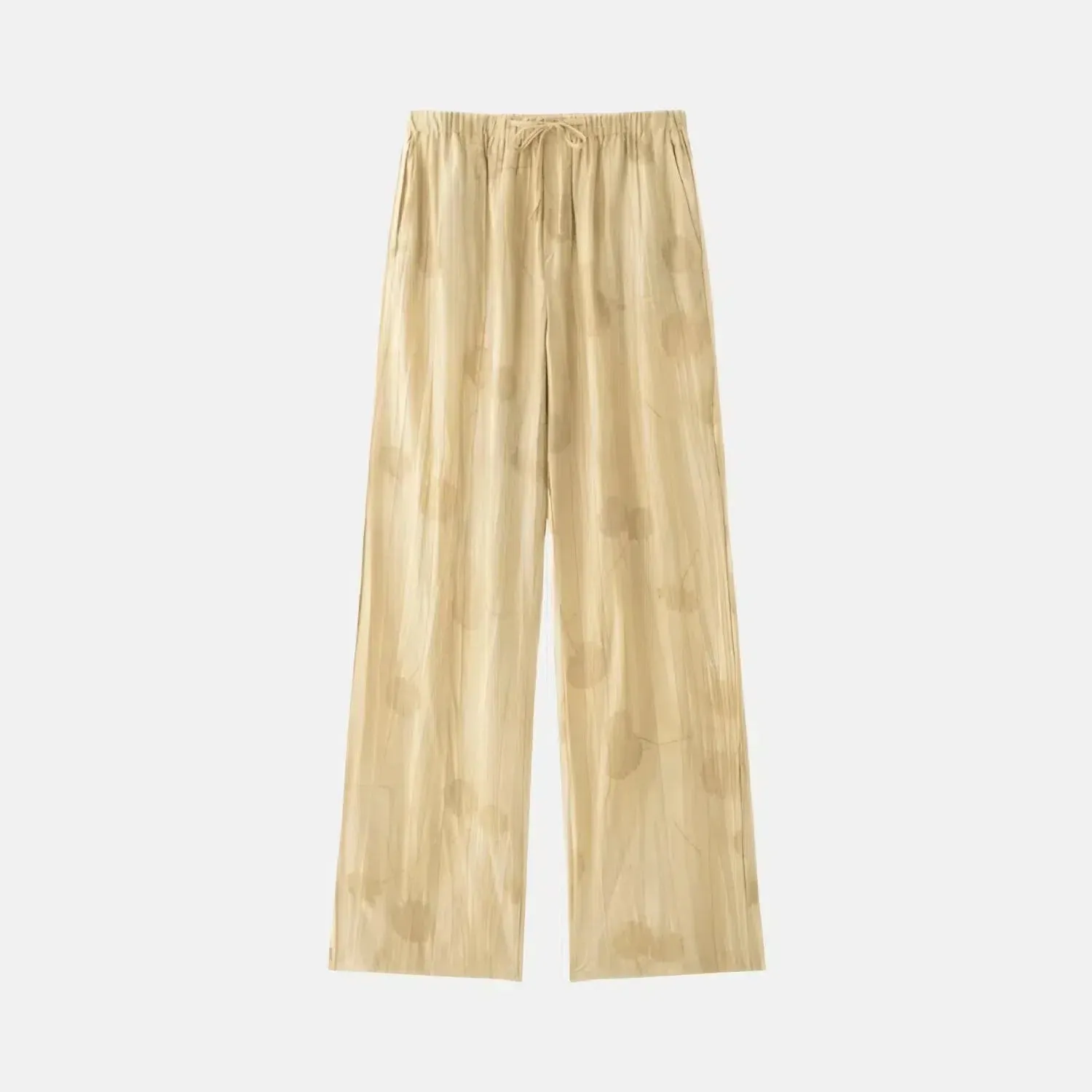Tivara Boho Set – Olive green – Wide-leg high-waisted pants