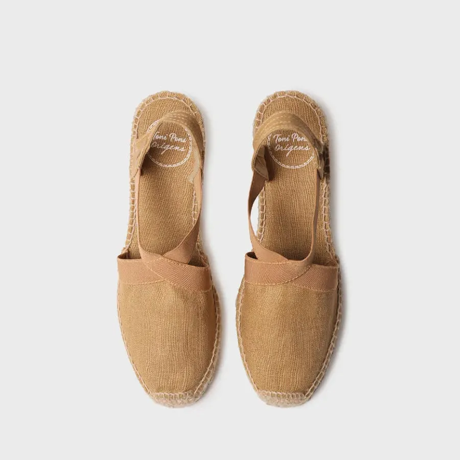 Toni Pons Ter Medium Wedge Vegan Espadrilles In Honey