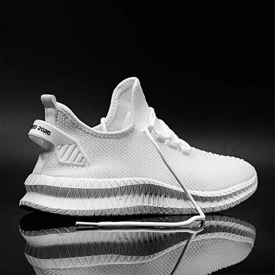 Trendy Daily Wear White Casual Shoes for Men