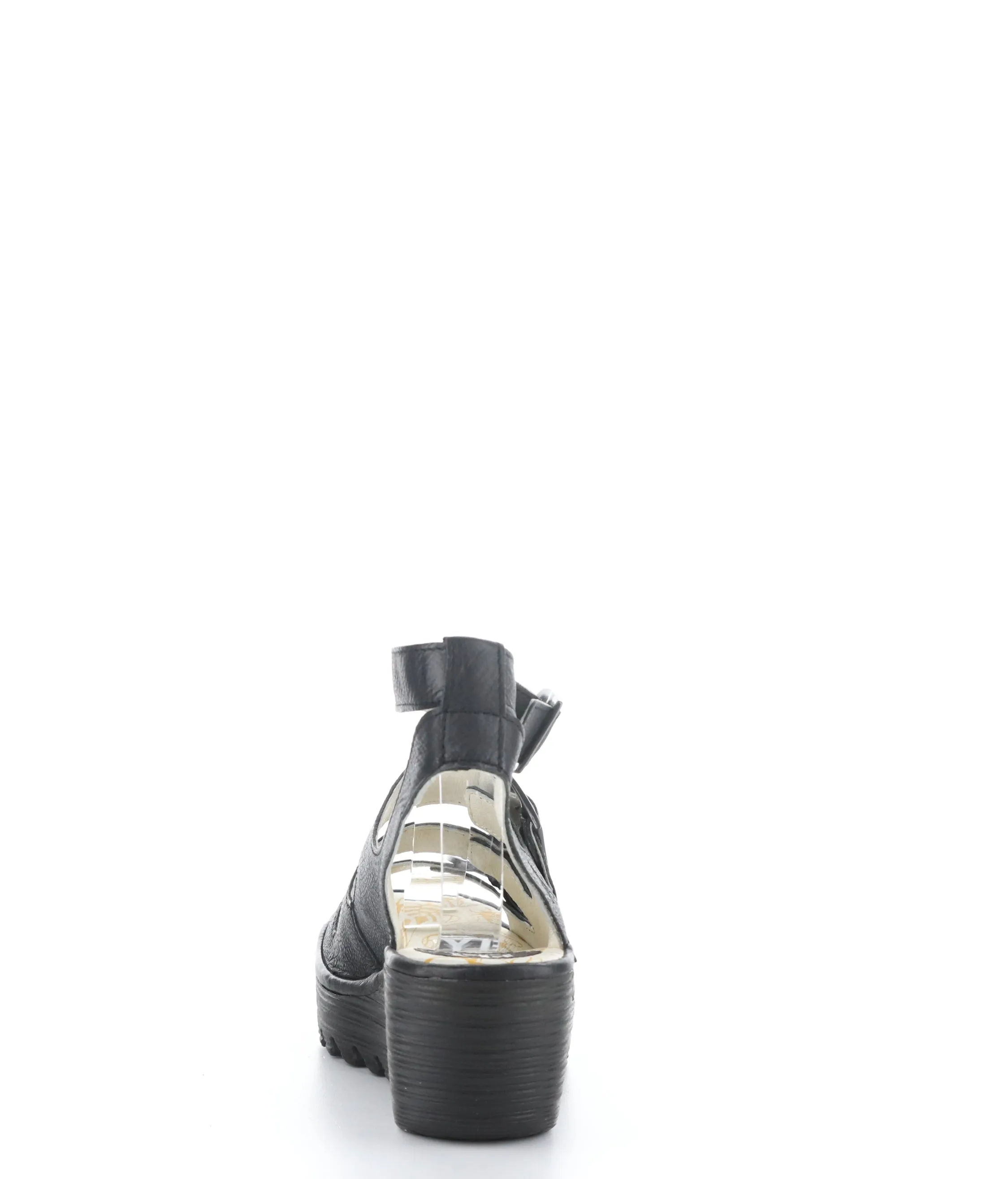 YORN388FLY BLACK Round Toe Shoes