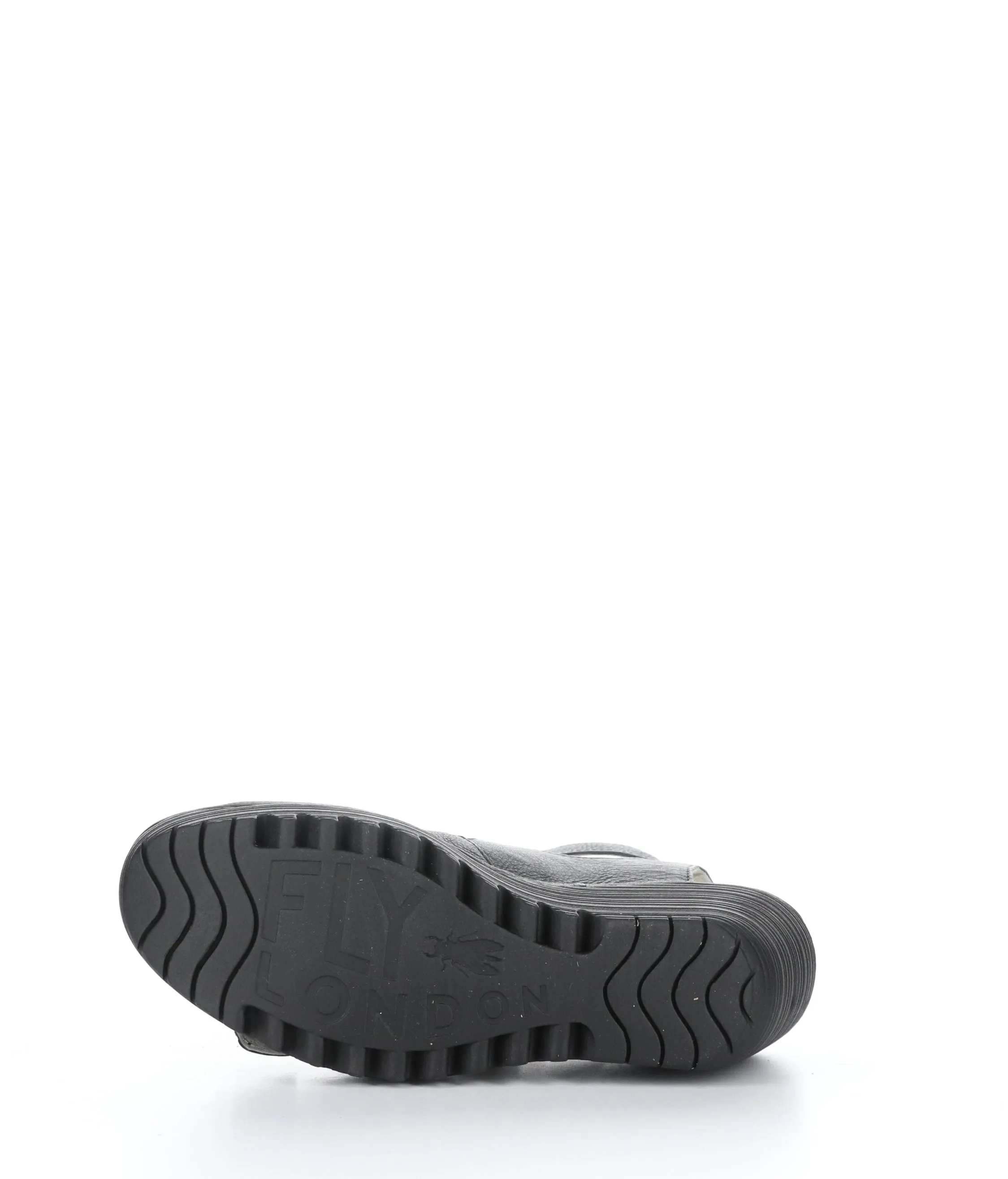 YORN388FLY BLACK Round Toe Shoes